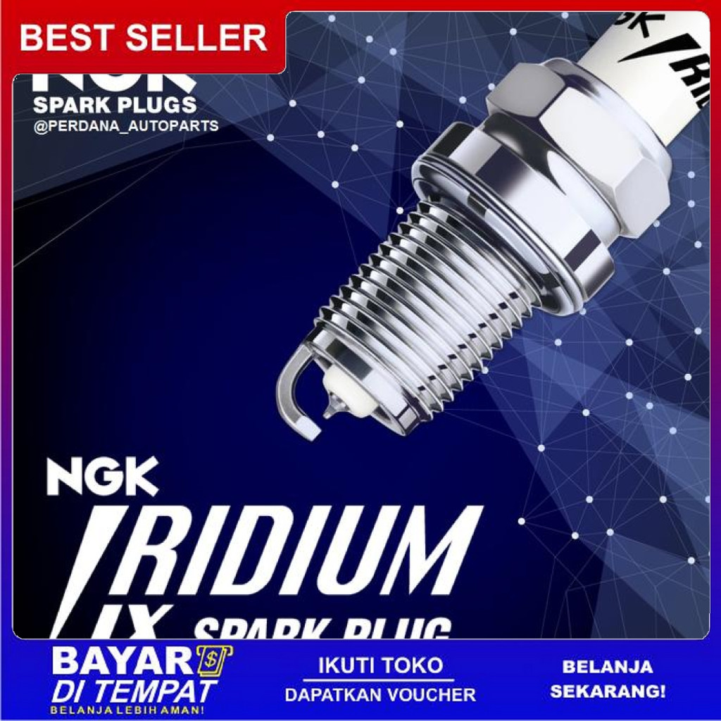 FREE ONGKIR BUSI IRIDIUM BEAT KARBU / BEAT FI (STATER KASAR) ORIGINAL NGK JAPAN BISA COD
