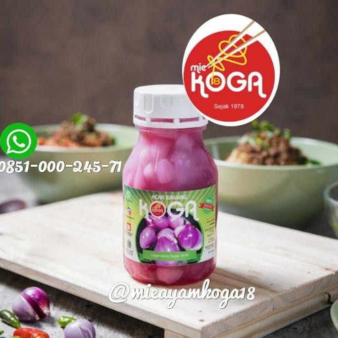 

Acar Bawang Asli Lampung Koga Segar Sedap Mantab