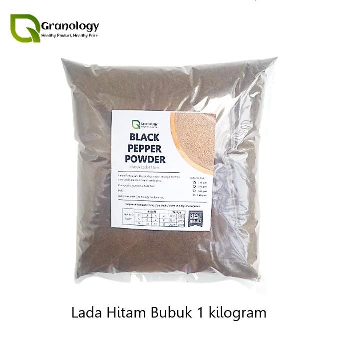 

Lada Hitam Bubuk / Black Pepper Powder (1 kilogram) by Granology
