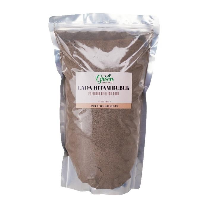 

LADA HITAM BUBUK MURNI 1000 GRAM / BLACK PEPPER POWDER 1000 GR - KUALITAS PREMIUM (HALAL ASLI TANPA