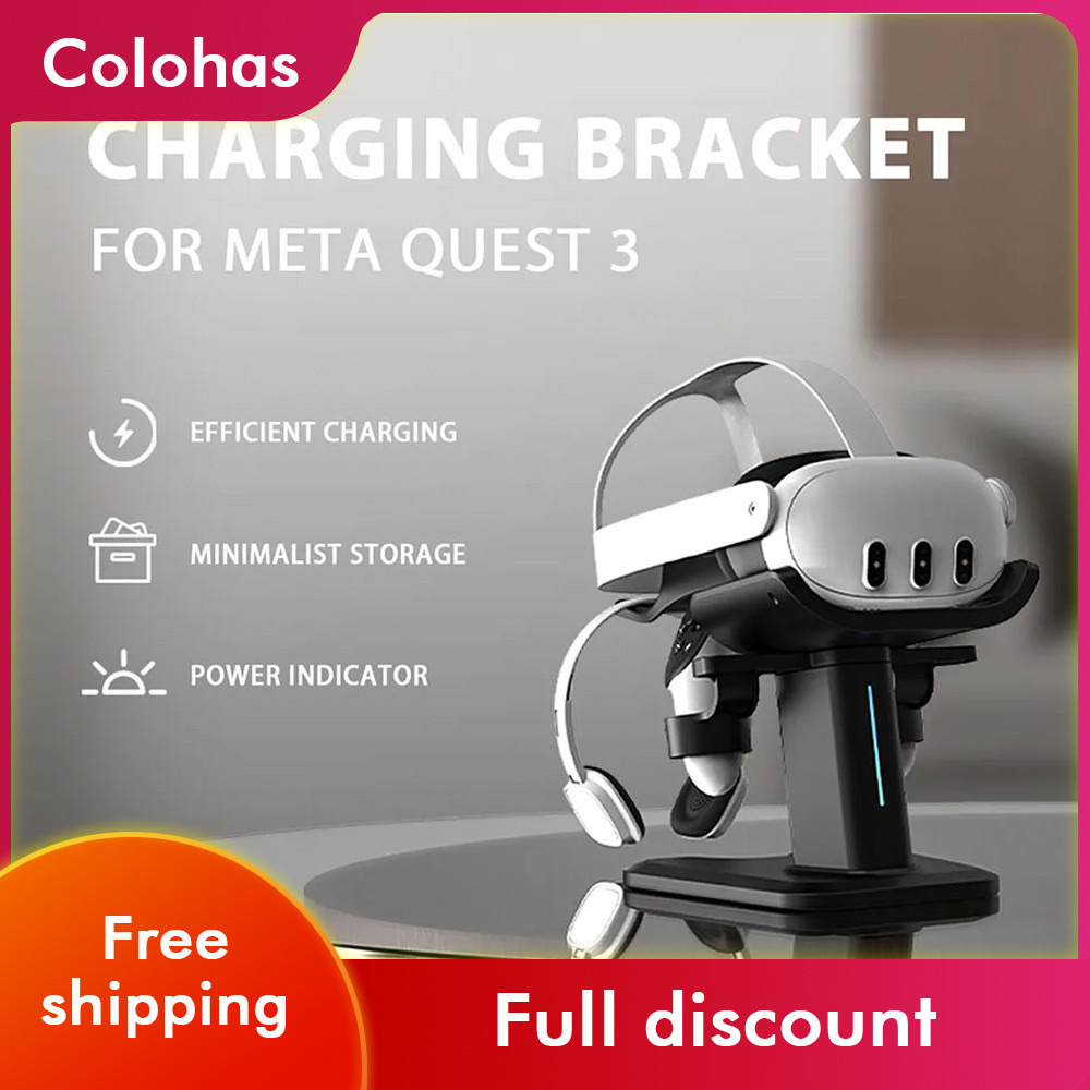 For Meta quest3/3s RGB Charging Bracket VR Stand Display Holdeand Controller For Meta Quest 3/Meta Q
