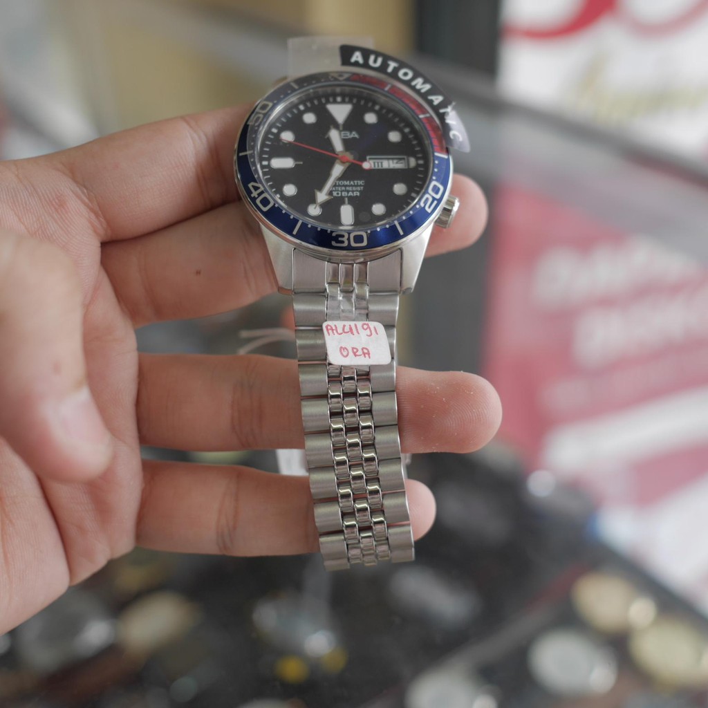 Jam Tangan Pria Alba | Pepsi Blue | Analog | Automatic