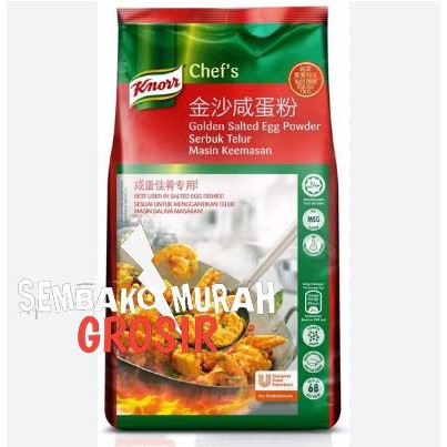 

KNORR SALTED EGG POWDER 800 GRAM / BUMBU / BUBUK TELUR ASIN ASLI IMPOR