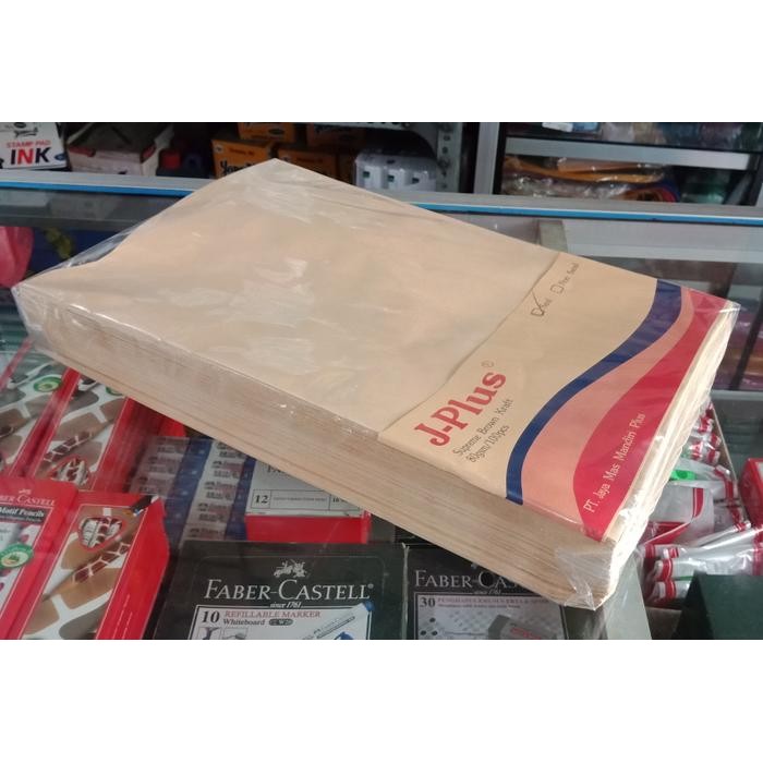 

AMPLOP COKLAT FOLIO J-PLUS SEAL LEM PENGAMAN KODE 284