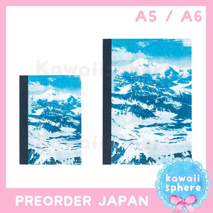 

Hobonichi Graph Notebook - Denali in the Midnight Sun #1 A5 / A6 Tomoe River Paper Book Grid /