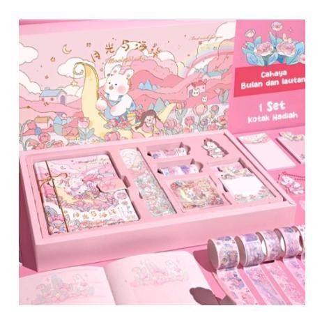 

Gift Set Buku Agenda - Journal Kit Set - Diary Set Kado Ulang Tahun