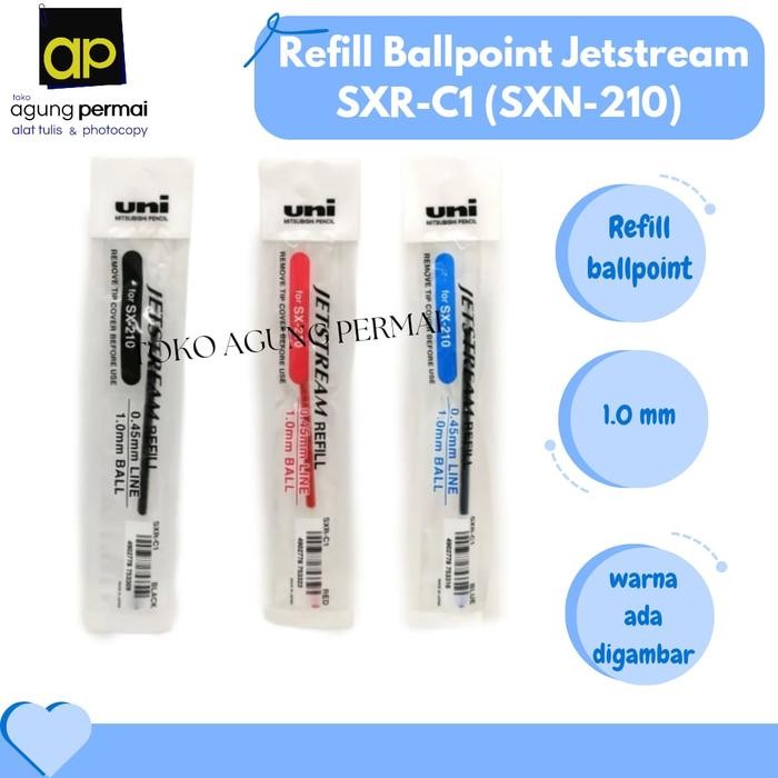 

Isi Ballpoint Jestream Sxr-C1 Untuk Ballpoint Jetstream Sxn-150-10, Tersedia Dalam Warna Hitam,