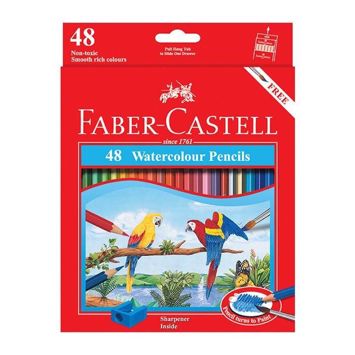 

IRENAJAYAGROSIR - PENSIL WARNA FABER CASTELL 48 WARNA FREE KOAS RAUTAN