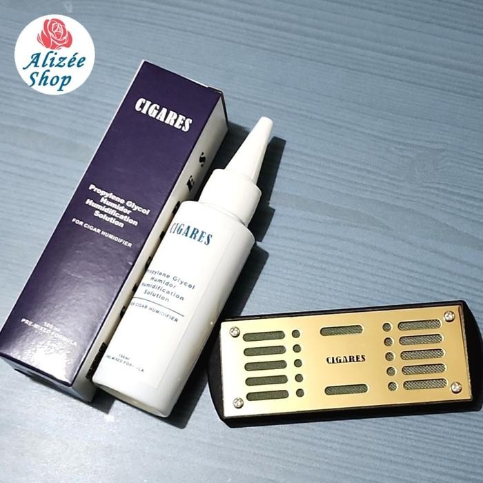 CARES Humidor Kit Rectangular Metal Humidifier Bar for Medium Size Humidor