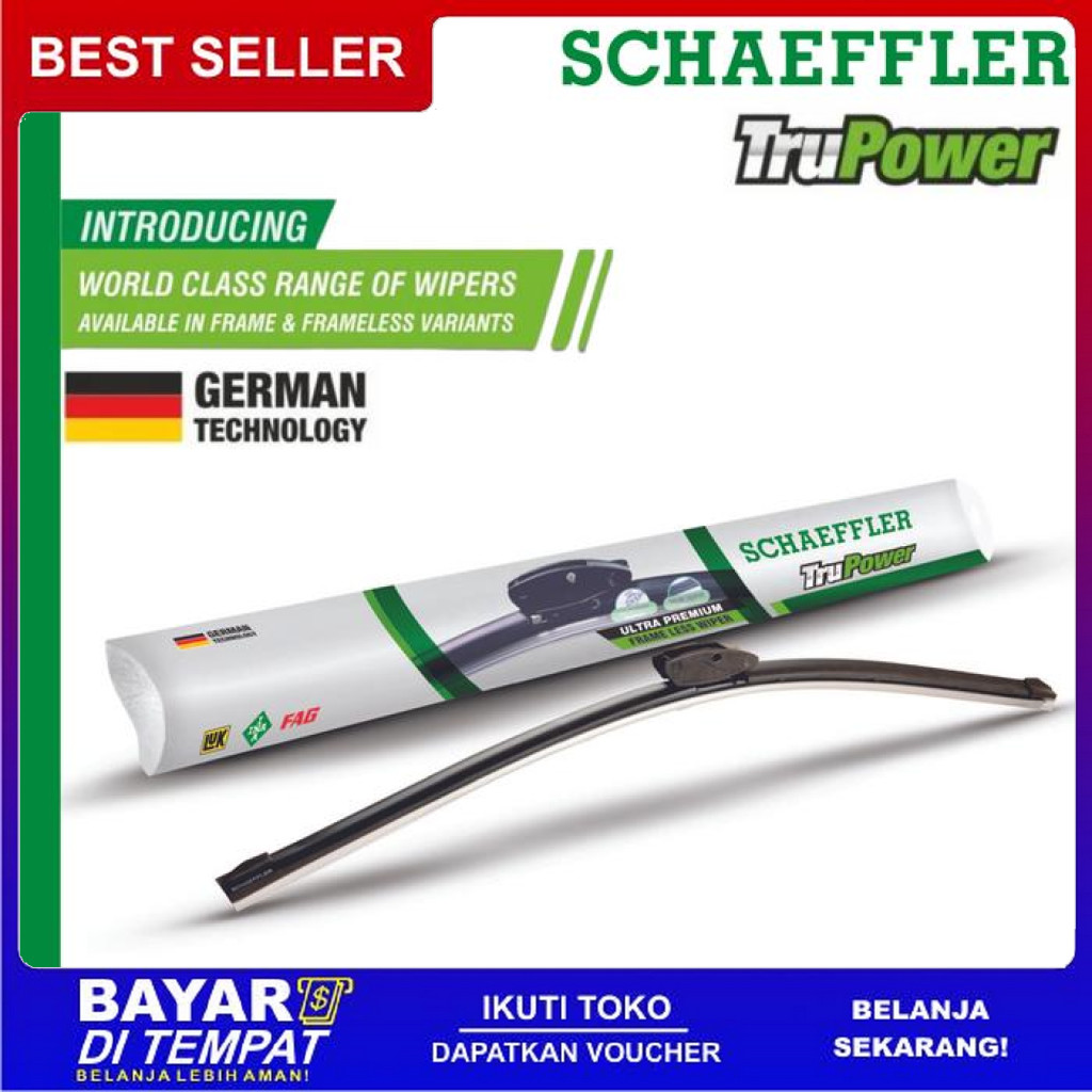 FREE ONGKIR WIPER FRAMELESS AUDI A4 B6 B7 2004-08 TRUPOWER BISA COD