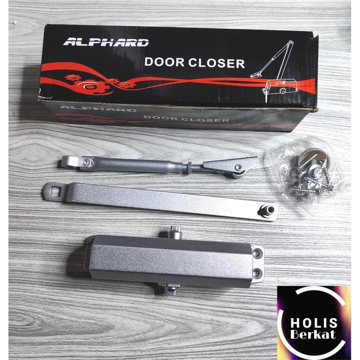 Door Closer Alat Penutup Pintu Rumah Otomatis Hidrolik Silver
