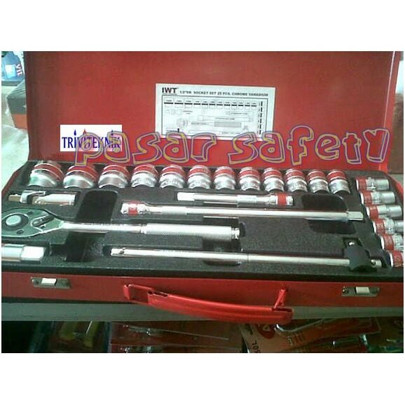perlengkapan bengkel, kunci sok set IWT