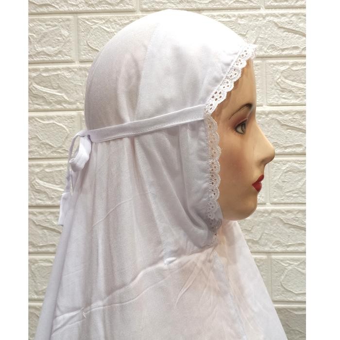 Mukena rayon super premium polos jumbo adem cantik bagus