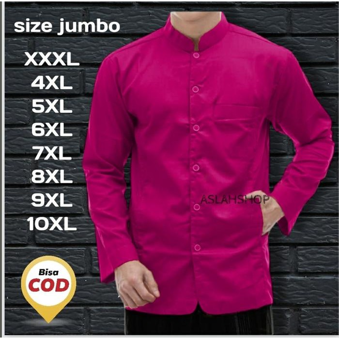 Baju jasko pria dewasa ukuran super jumbo polos