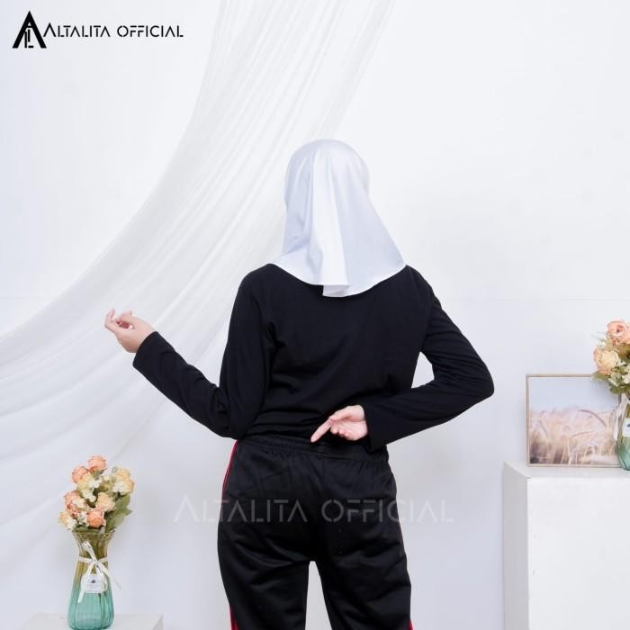 Hijab Sporty Kerudung Instan Sekolah Olahraga Jersey Premium