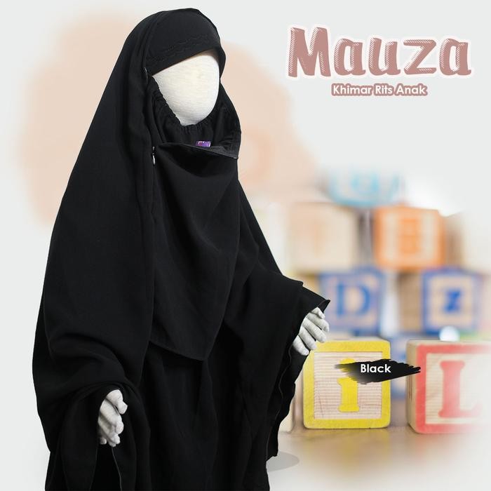 Khimar Rits Cadar safar tanpa purdah anak Mouza Fataya Kids