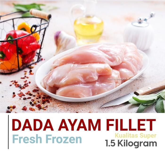 

(Expert) DADA AYAM FILLET FRESH FROZEN DADA AYAM POTONG 1.5 KG TANPA TULANG