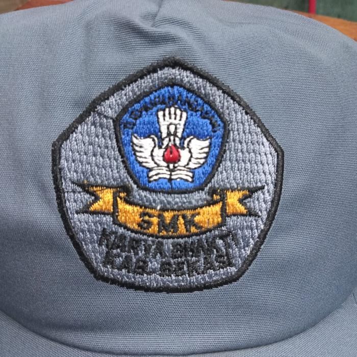 (Expert) topi Seragam Costum logo sekolah sendiri