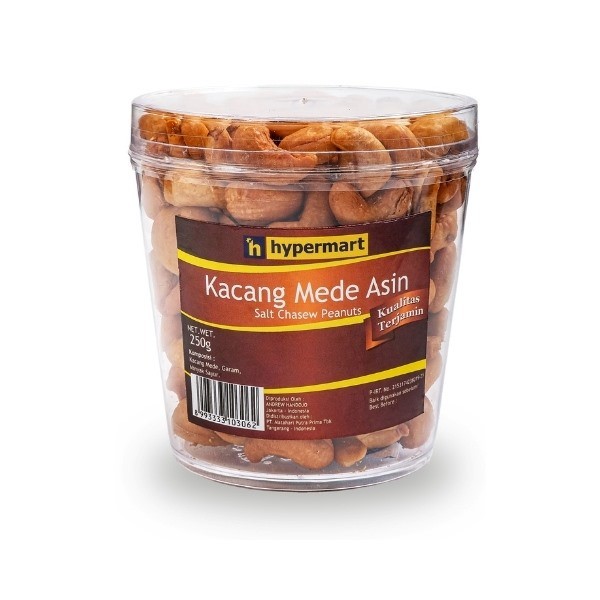 

HYPERMART KACANG MEDE ASIN 250 GR