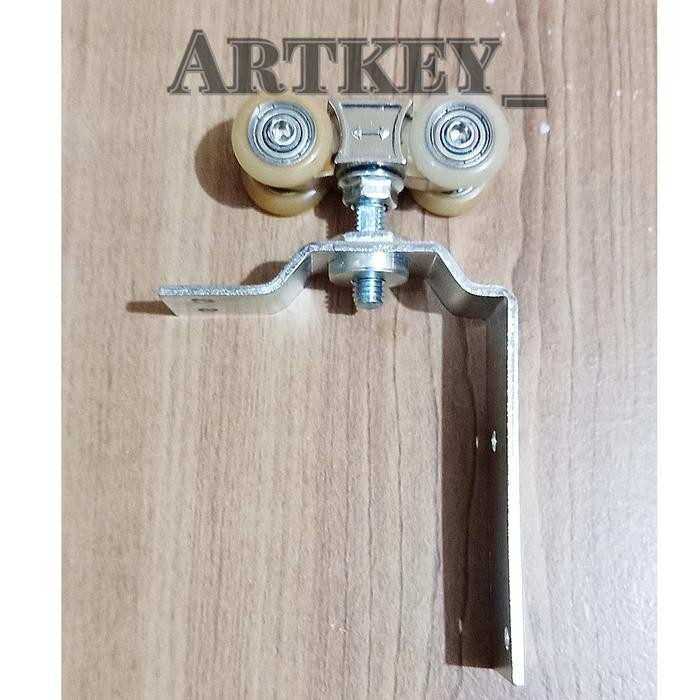 RODA REL TRACK SLIDING PINTU LIPAT/HANGER FOLDING DOOR ALUMUNIUM