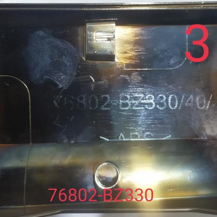 trunklid belakang calya Sigra facelift original black crhome