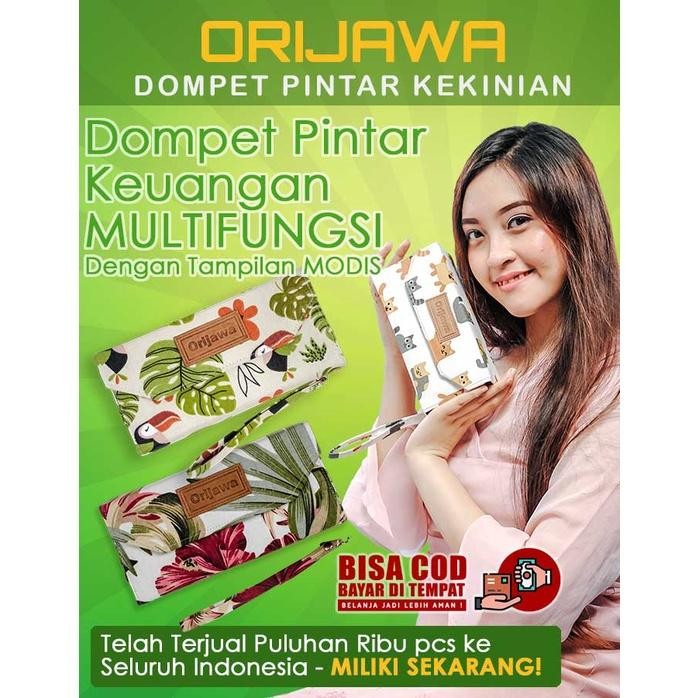 ORIJAWA DOMPET PINTAR DOMPET WANITA ORGANIZER DOMPET MULTIFUNGSI