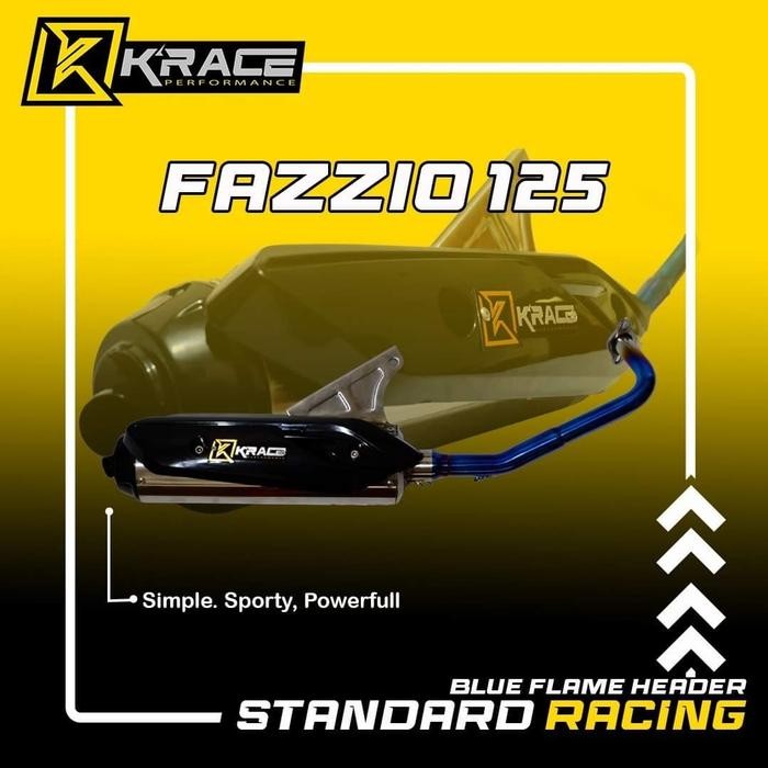 Knalpot Krace Standar racing Yamaha Fazzio / Knalpot Fazzio Krace