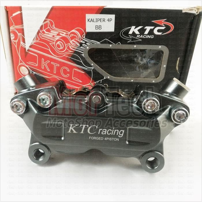 Kaliper Caliper Kepala Babi Rem Cakram Ktc Racing 4 Piston Radial Grey