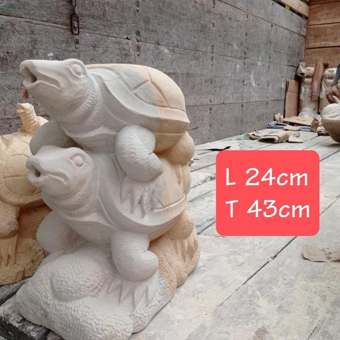 Jual [READY] PATUNG AIR MANCUR KURA-KURA TUMPUK