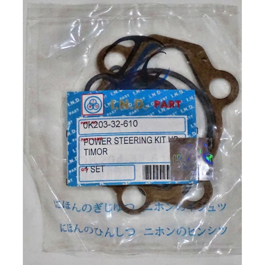 Oil Oli Seal Sil Atas Pompa Pump Power Steering Steer Kit Up Timor Kode 009