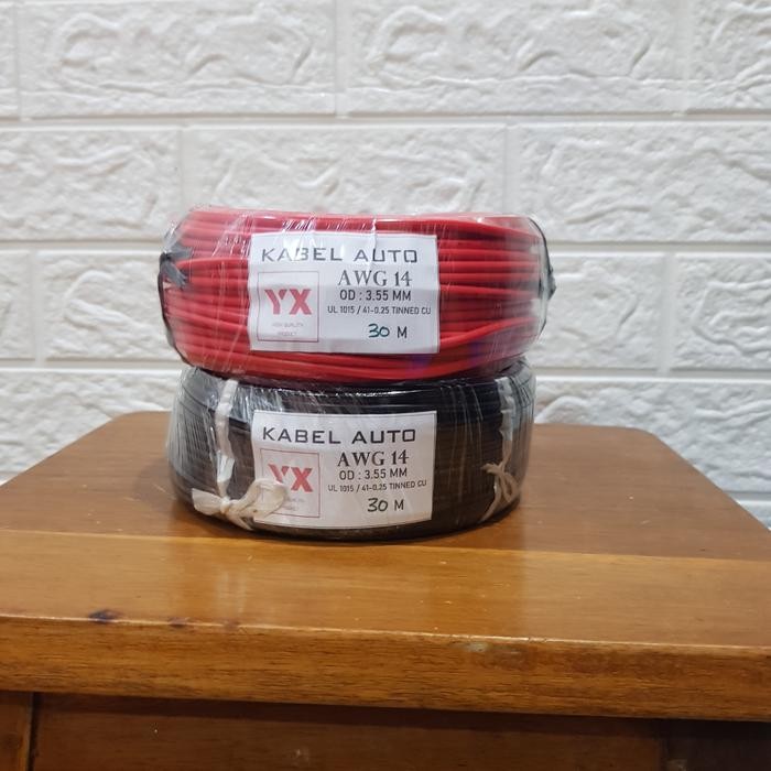 Promo Awg 14 Pvc Tinned Cu 30 Meter