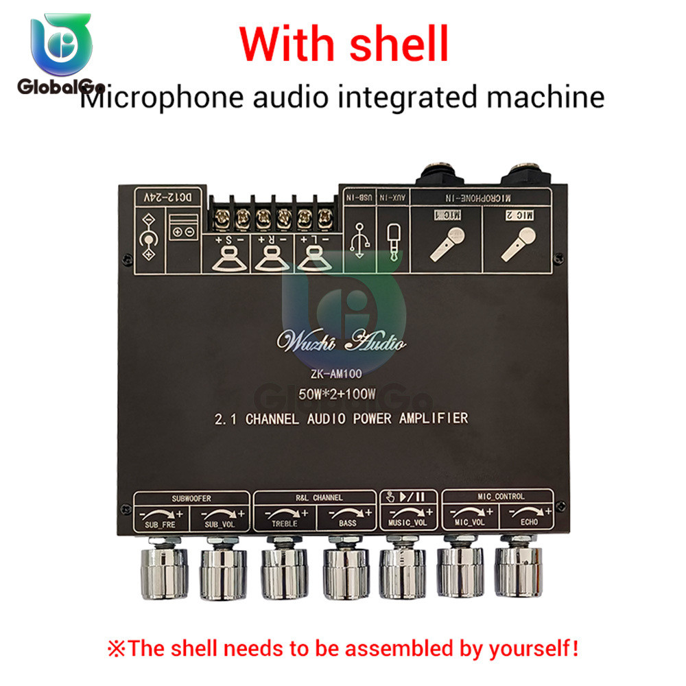 New ZK-AM100 High Power Amplifier Board For KTV Speakers audio HiFi Stereo Bluetooth Amplifier Modul