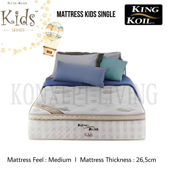 Kasur King Koil Kids Single - 120X200 Springbed Mattress
