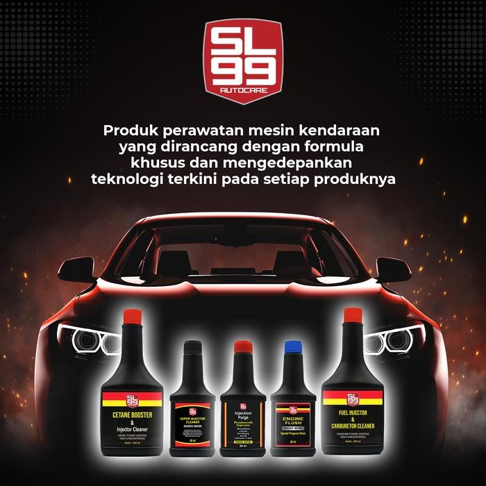 SL99 Carbon Cleaner Spray 500ml Foam Pembersih Ruang Bakar