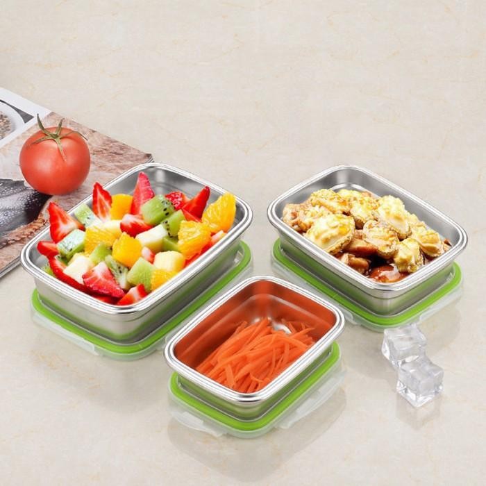

(Expert) Tupperware Kotak Makan Stainless / Kotak Bekal Makanan Lunch Box Food