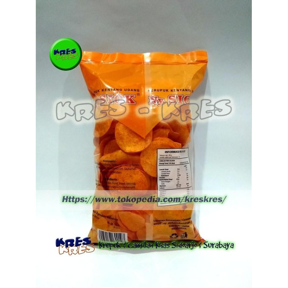

(Allthebest) Kripik / Kerupuk / Keripik Kentang Udang Mentah Ny. Siok Nyonya Siok
