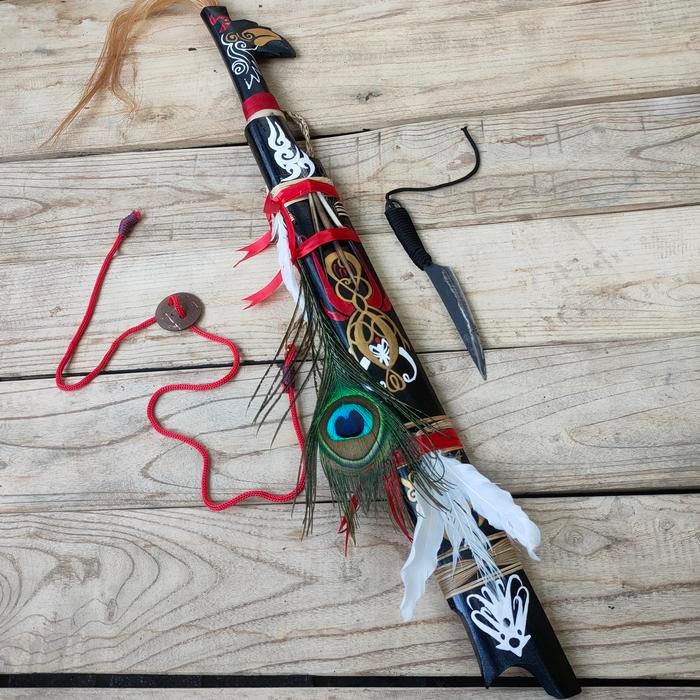 Mandau Baja Putih Tipe Enggang Khas Kalimantan Terlaris