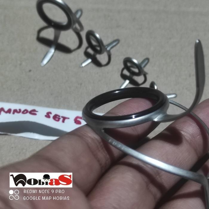 SET RING GUIDE FUJI.... kolongan joran pancing Ring Guide Fuji MNOG