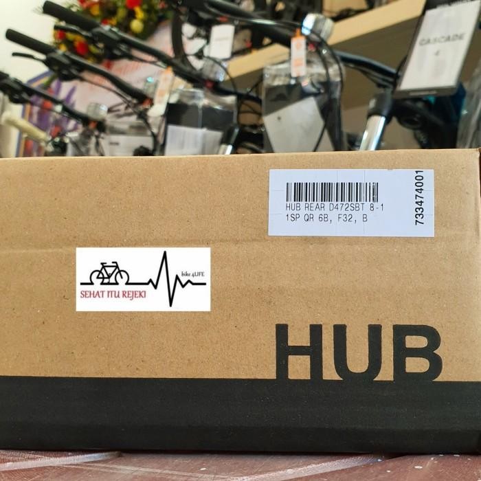 HUB BELAKANG SEPEDA NOVATEC 8 - 11 SPEED QR ALLOY. FREEHUB SLUP 32H