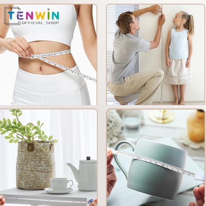 

(Expert) Meteran bahan Meteran Baju meteran Kain Badan Mini measuring Tape-Tenwin