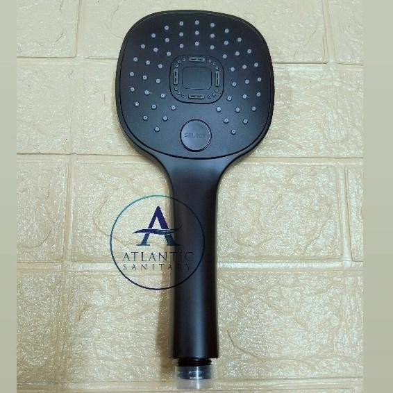 Populer Tiang Shower Panas Dingin Hitam/Shower Coloum Panas Dingin Hitam