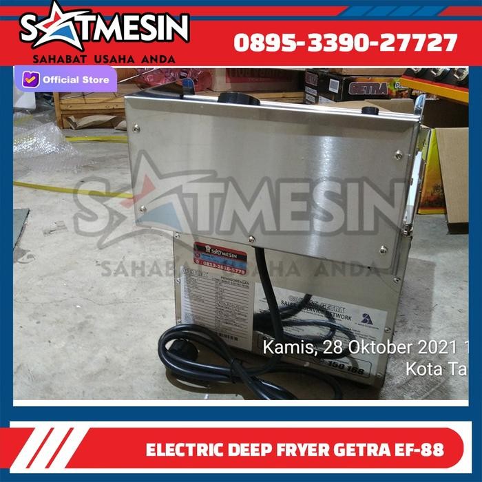 Gea-Getra Elektrik Deep Fryer Ef-88 / Mesin Penggorengan Listrik