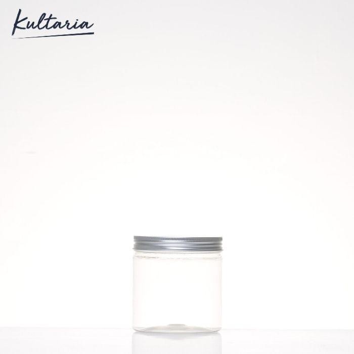 (Expert) TOPLES PLASTIK PET 500ML TUTUP ALUMUNIUM SILVER/ TOPLES CYLINDER 500ML