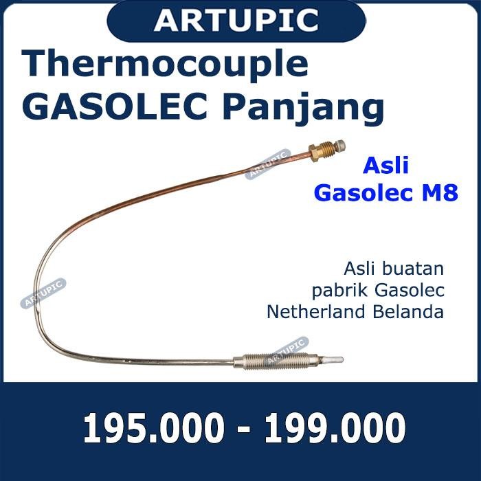Thermocouple Gasolec Long M8 Asli Pematik Pemanas Kandang