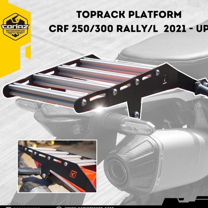 Top Rack dan Side Rack Honda CRF 250 Rally 2021 UP