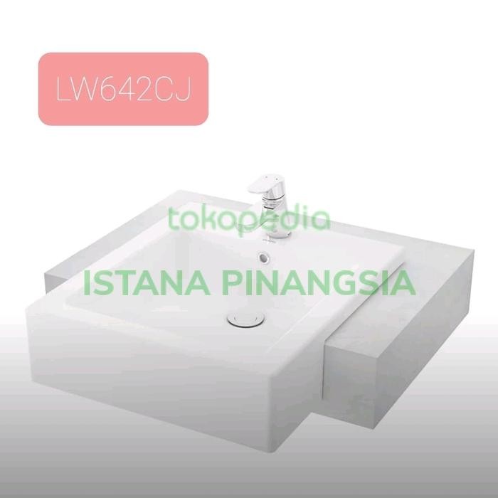 Menarik Wastafel Toto Lw642Cj