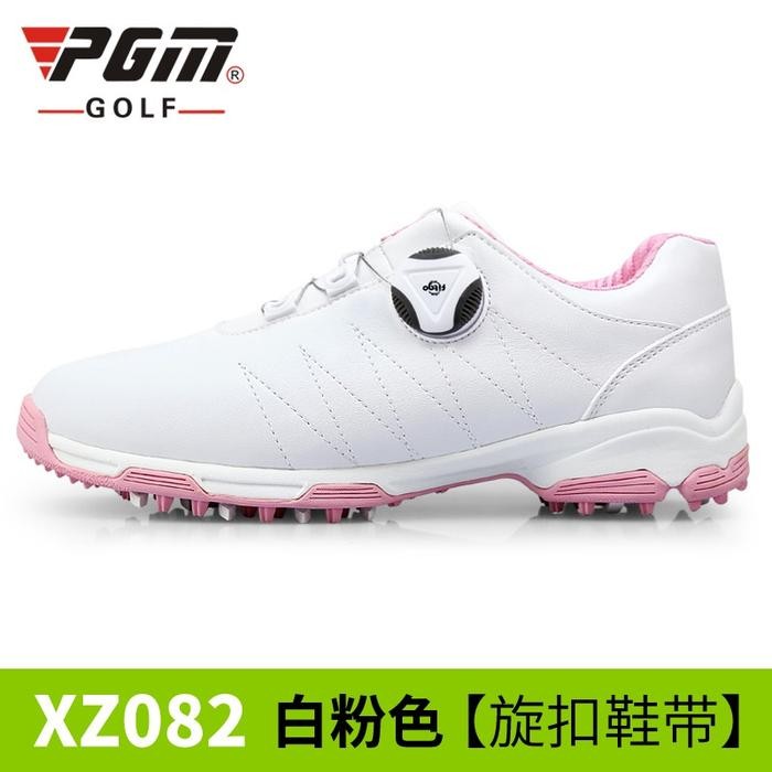 Termurah Pgm Sepatu Golf Tahan Air Sepatu Wanita Ringan Knob Gesper Tali Sepatu