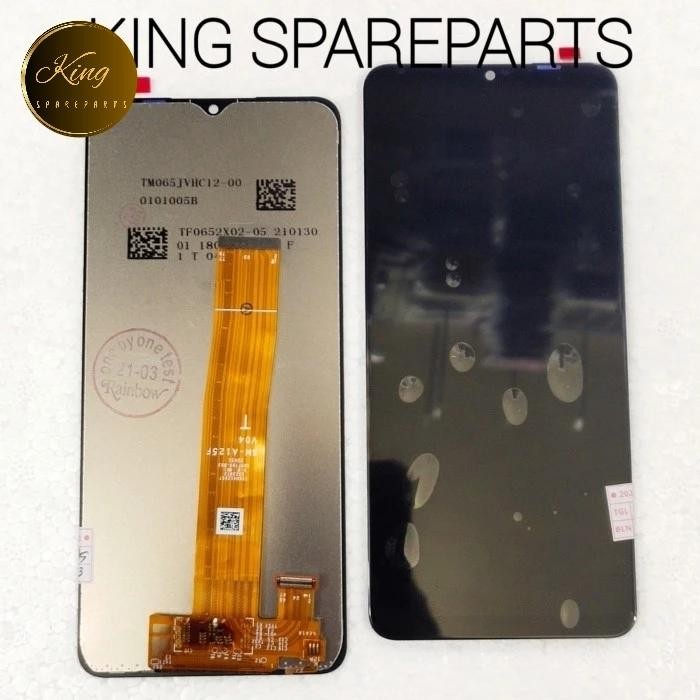 LCD TOUCHSCREEN SAMSUNG GALAXY A12 A125 OLED 2 TTC TIPIS HITAM LAYAR