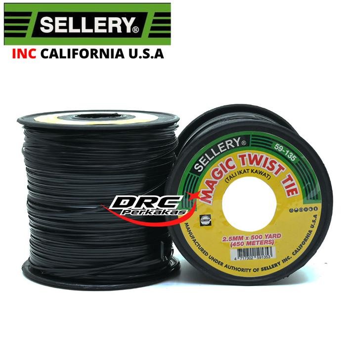 

Pengikat Magic Twist Tie 480M Hitam (59-135) Sellery