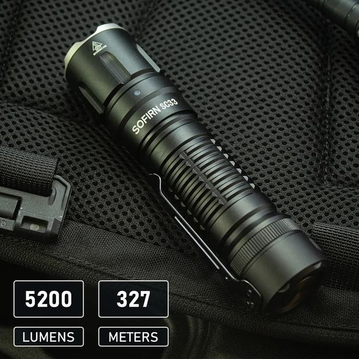 Sofirn SC33 Powerful EDC Flashlight Senter Flashlight
